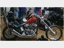 Harley-davidson softail blackline chopper